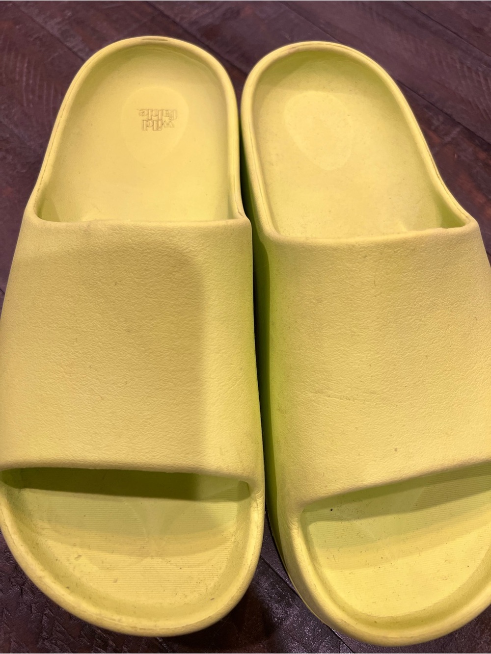 wild fable Yellow Slide Sandals